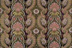 Tissu Tassinari & Ch�tel - Dahlia perle - r�f: 1581.02 Quetsche