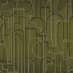 Tissu Casamance - Bachaumont - rf: 4026.0444 Olive