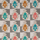 Tissu Osborne & Little - Jamboree - rf: F7051.01 Gold/Turquoise/Coral/Teal