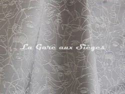 Tissu Jean Paul Gaultier - Regard - rf: 3471.03 Gris