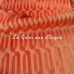 Tissu Lelivre - Typo - rf: 0723.08 Tangerine