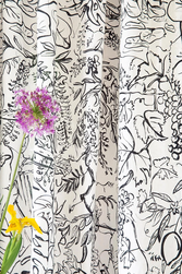 Tissu Pierre Frey - Flore - rf: F3908.001 Fusain