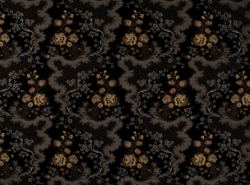 Tissu Leli�vre - M�lodie - r�f: 4285.01 Noir