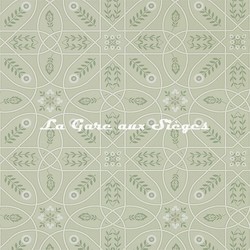 Papier peint William Morris - Brophy Trellis - rf: 216702 Sage Linen