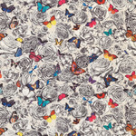Tissu Osborne &amp; Little - Butterfly Garden - rf: F6565.01 Multicolore