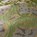 Tissu Fadini Borghi - Misene - réf: I6663.001 Smeraldo/Oro