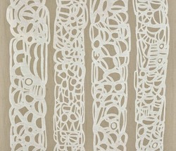 Tissu Pierre Frey - Totem - rf: F3374.002 Blanc