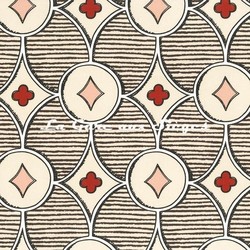 Tissu Rubelli - Quatrefoil - rf: 30510.004 Cream ( dtail )