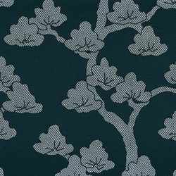 Tissu Misia - Arbre des songes - rf: M181.804 Bleu paon