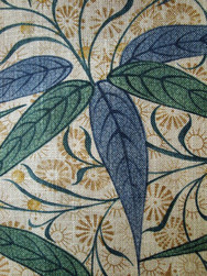 Tissu William Morris - Bamboo - rf: 222526 Thyme/Artichoke ( dtail )