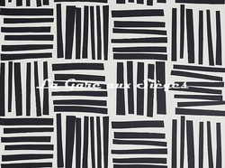 Tissu Pierre Frey - Liz - rf: F3484.002 Noir & Blanc