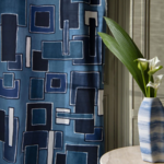 Tissu Pierre Frey - Medina - rf: F3945.001 Indigo