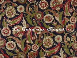 Tissu Pierre Frey - Tabriz - rf: F3453.001 Noir