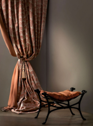 Tissu Jim Thompson - Bonsa� - r�f: J4005.004 Rose
