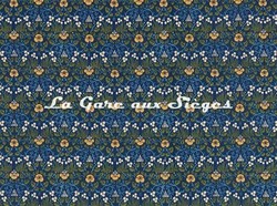 Tissu William Morris - Eye Bright - rf: 226597 Indigo