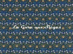 Tissu William Morris - Eye Bright - rf: 226597 Indigo