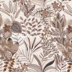 Tissu Casamance - Tereshchenko - rf: 4375.0248 Nacre/Mordor