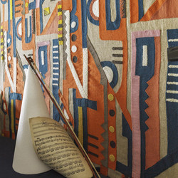 Tissu Pierre Frey - Paradiso - rf: F3690.001 Tangerine