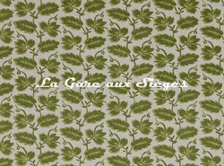 Tissu Colefax & Fowler - Leaf Stripe - rf: F4749.02 Leaf Green ( dtail )