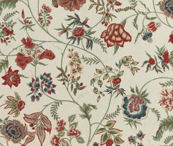 Tissu Braqueni - Saint Lger - rf: B1851.001 Rouge Vert