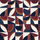 Tissu Casamance - Impatient - rf: 1153.0428 Pourpre/Bleu azurite
