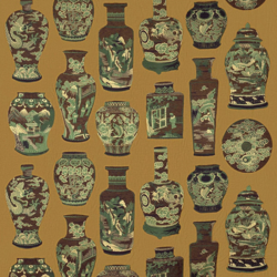 Tissu Pierre Frey - Qinghua - rf: F3806.002 Cdre 