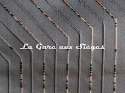 Tissu Casamance - Pyramide - rf: 4369.0115 Anthracite