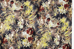 Tissu Jean Paul Gaultier - Flower Power - rf: 3497.02 Mordor