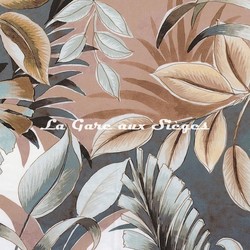 Tissu Casamance - Dypsis - rf: 4106.0226 Rose poudre