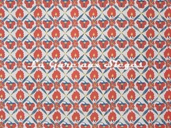Tissu Jim Thompson - Poppy Field - rf: J2261/003 Red