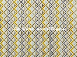 Tissu Harlequin - Boka Velvet - rf: 132978 Saffron/Ink/Sky