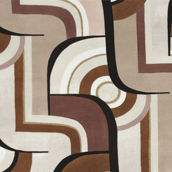 Tissu Camengo - Chicago - rf: 2652.0395 Terre de Sienne