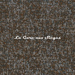 Tissu Casamance - Lierna - rf: 4976.0521 Anthracite/Fauve