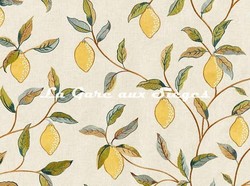 Tissu William Morris - Lemon Tree Embroidery - rf: 236823 Bayleaf/Lemon