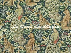 Tissu William Morris - Forest velvet - rf: 222643 Azure