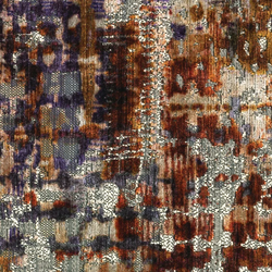 Tissu Misia - Quartier Latin - rf: M446.502 Cuivre ( dtail )