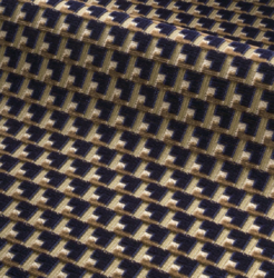 Tissu Misia - Panthon - rf: M439.710 Bleu Misia