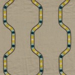 Tissu Casamance - Sakari - rf: 3709.0375 Emeraude