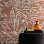 Revtement mural Casamance - Mandrare - rf: 7086.5080 Terracotta