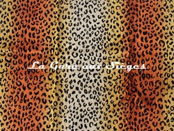 Tissu Deschemaker - Lopard - rf: 103941 Cuivre ( dtail )