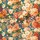 Tissu Sanderson - Very Rose and Peony - rf: 226882 Kingfisher/Rowan Berry