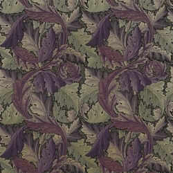 Tissu William Morris - Acanthus Tapestry - rf: 230271 Grape/Heather