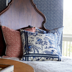 Tissu Jim Thomspon - Madura - rf: J3795.001 Indigo