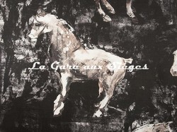Tissu Donghia - Horses - rf: 10357.009 Black ( dtail )