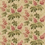 Tissu Sanderson - Pavia - rf: DCOUPA201 Ruby/Emerald