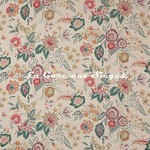 Tissu Colefax &amp; Fowler - Emmeline - rf: F4775.01 Red/Teal