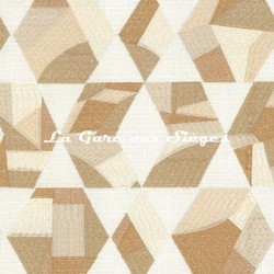 Tissu Armani/Casa - Porto - rf: TE027.145 Oro/Bianco ( dtail )
