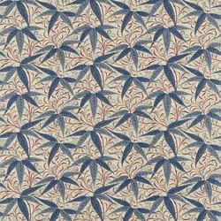 Tissu William Morris - Bamboo - rf: 222528 Indigo/Woad