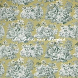 Tissu Manuel Canovas - Bengale - rf: M4081.03 Emeraude