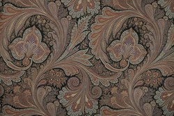 Tissu Tassinari & Chtel - Kashmir - rf: 1512.02 Noir de vigne